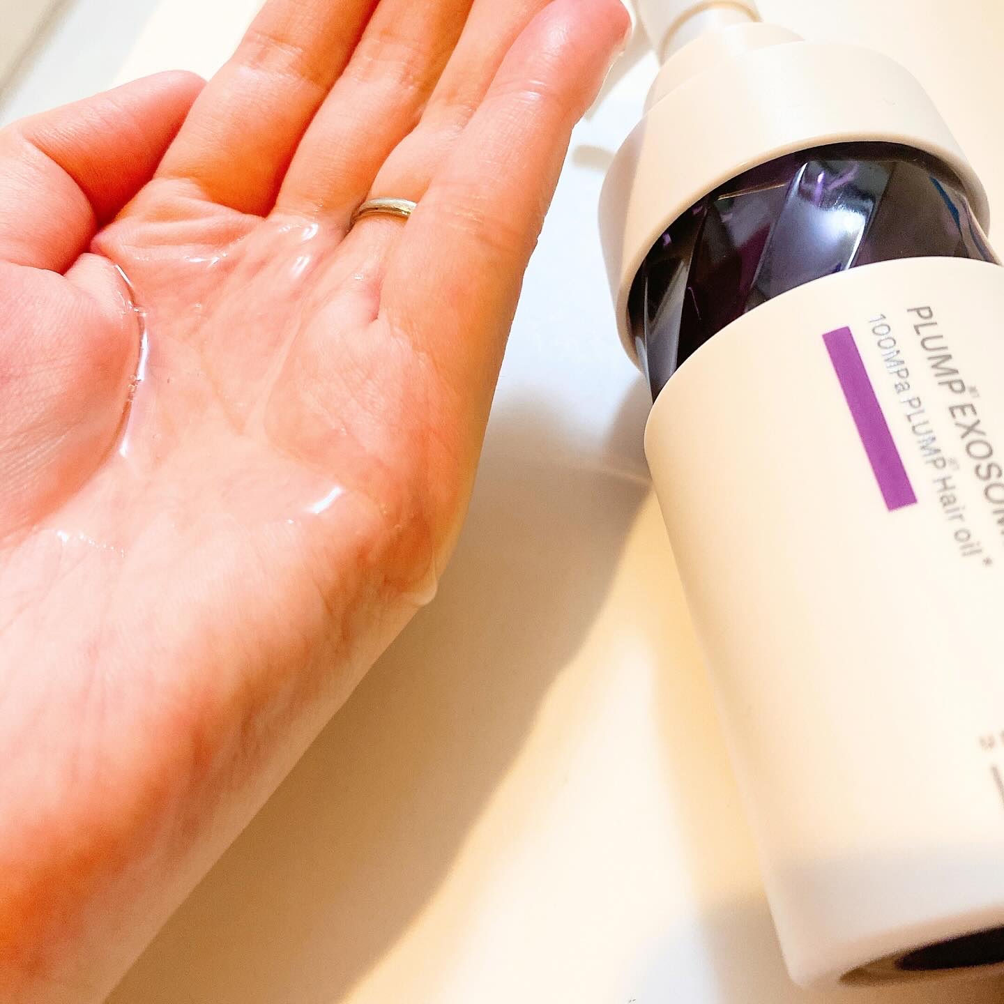 アンレーベル　ラボ　EX　バウンス　ヘアオイル/unlabel/ヘアオイルを使ったクチコミ（3枚目）