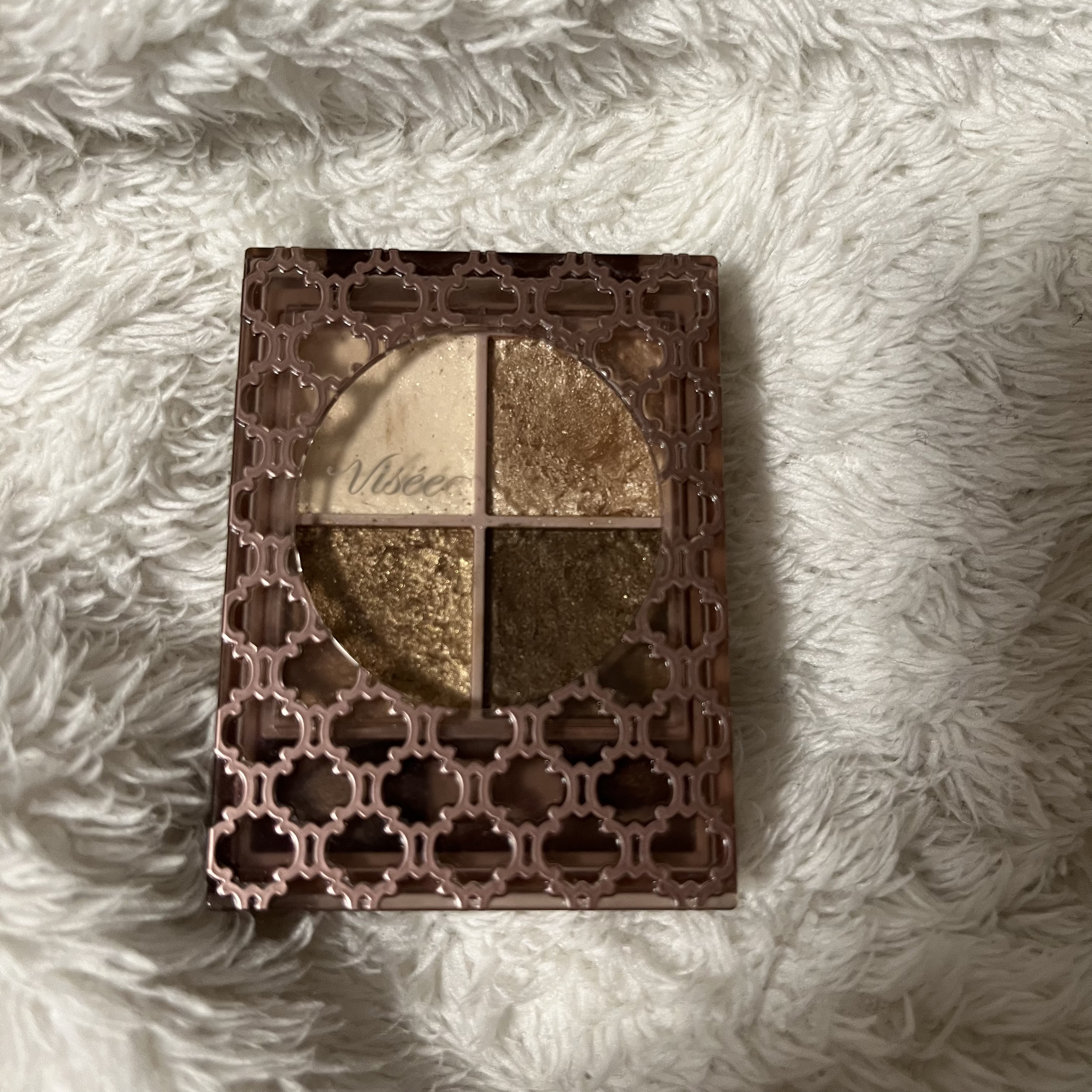 グロッシーリッチ アイズ N BE-1 ライトベージュ系/Visée/アイシャドウパレットを使ったクチコミ（2枚目）