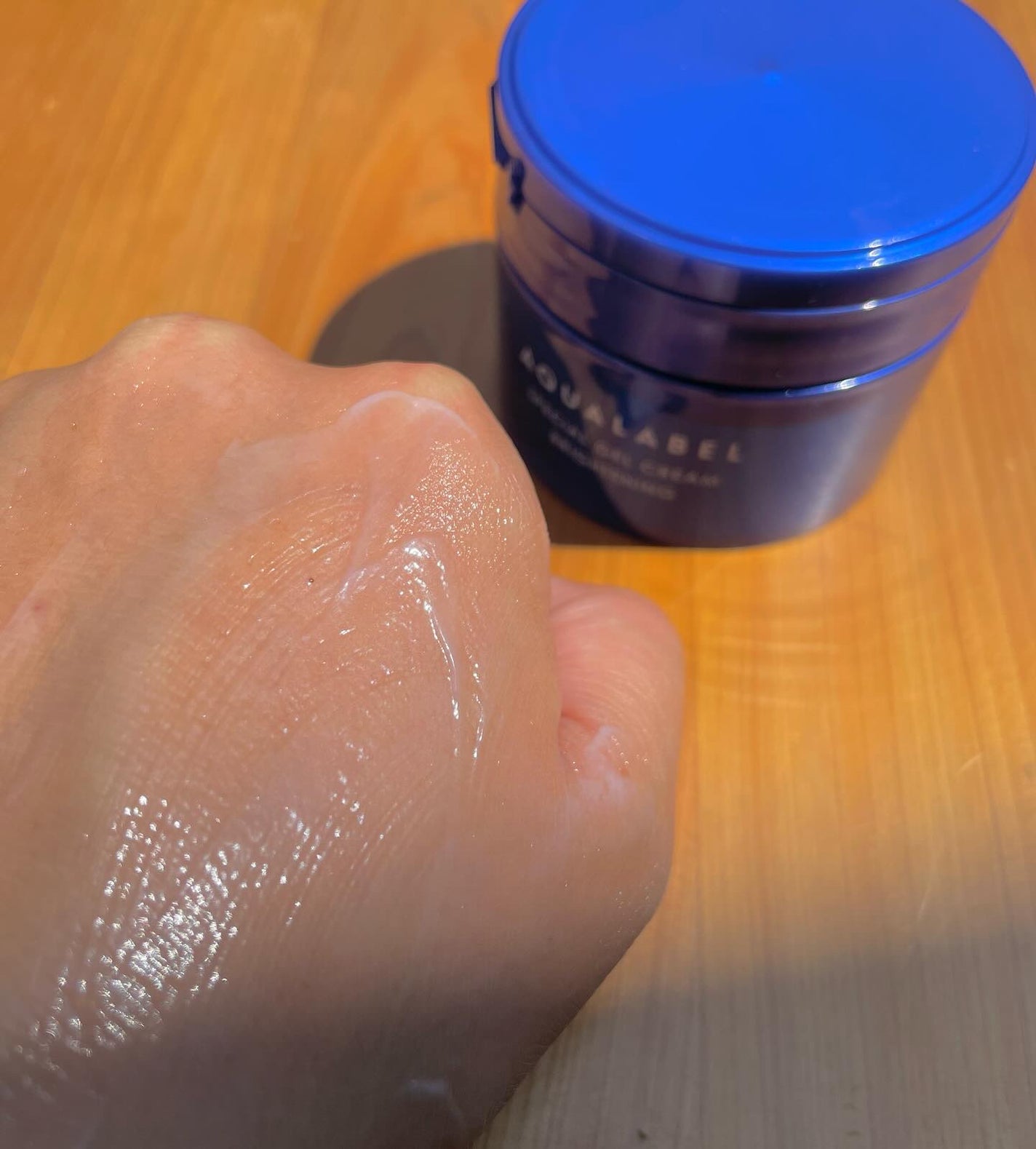 スペシャルジェルクリーム EX (ブライトニング) /アクアレーベル/オールインワン化粧品を使ったクチコミ(4枚目)