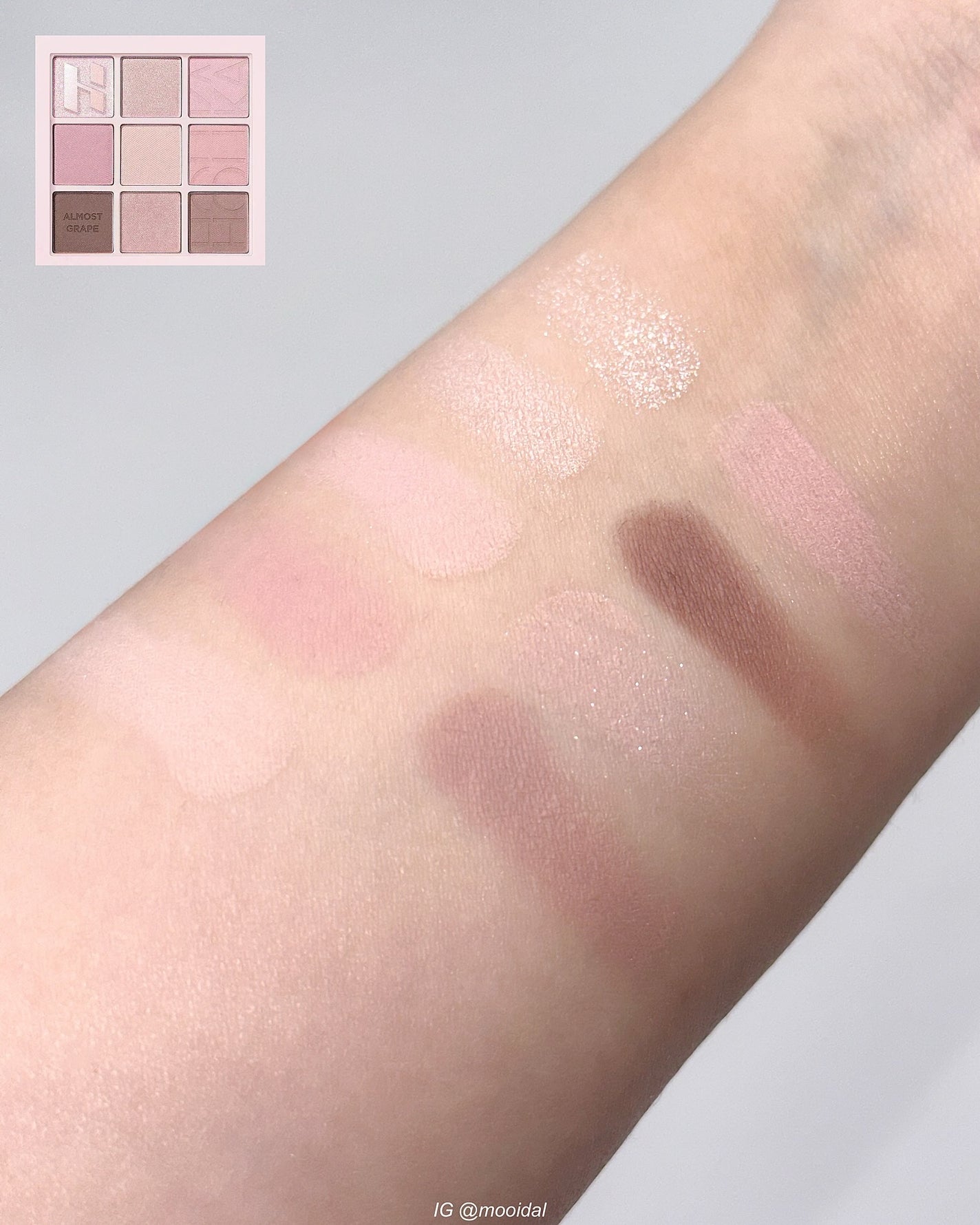 マイフェイブムードアイパレット 9カラー/HOLIKA HOLIKA/アイシャドウパレットを使ったクチコミ(3枚目)