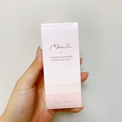 シンデレラパウダリーミスト/MilleFée/フィックスミストを使ったクチコミ(4枚目)