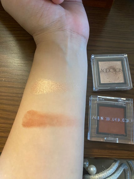 アディクション ザ アイシャドウ パール/ADDICTION/単色アイシャドウを使ったクチコミ(4枚目)