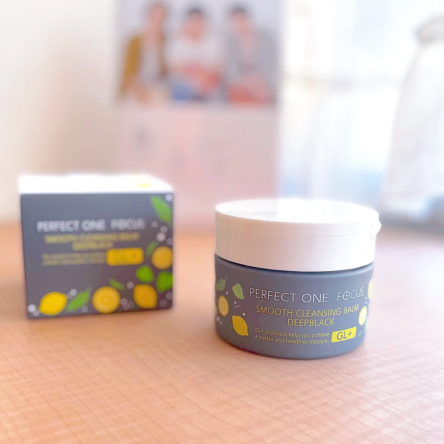 スムースクレンジングバーム ディープブラック GL+/PERFECT ONE  FOCUS/クレンジングバームを使ったクチコミ（1枚目）