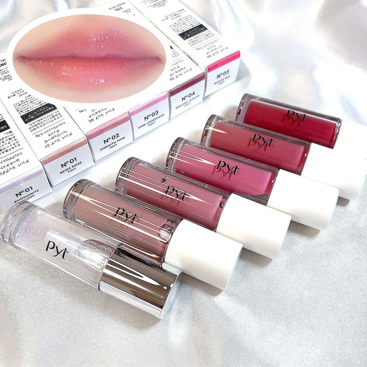 GENBALIPGLOSS 01 RHODONITE（ロードナイト）/Pyt/リップグロスを使ったクチコミ（1枚目）