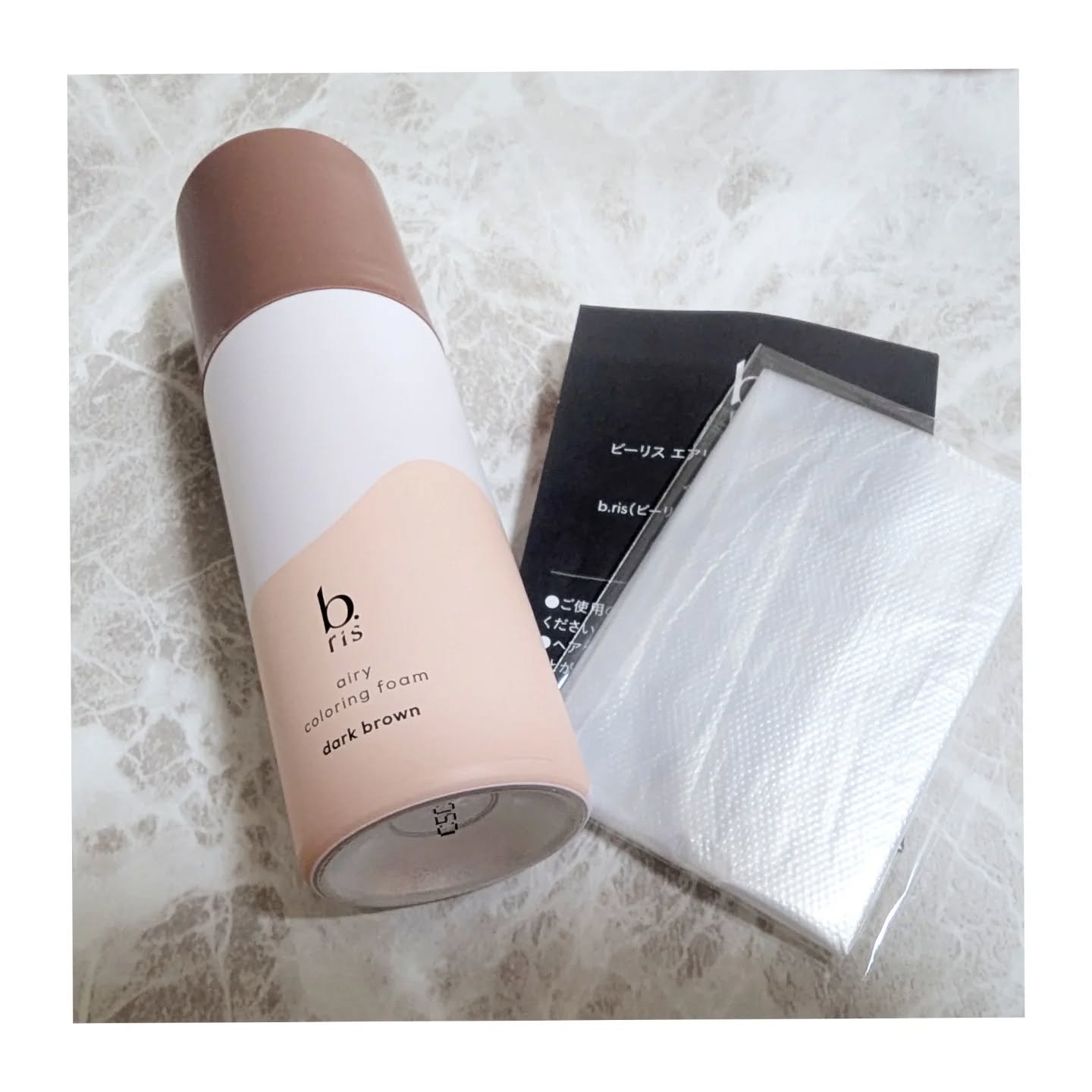エアリー カラーリング フォーム/b.ris/ヘアカラーを使ったクチコミ（2枚目）