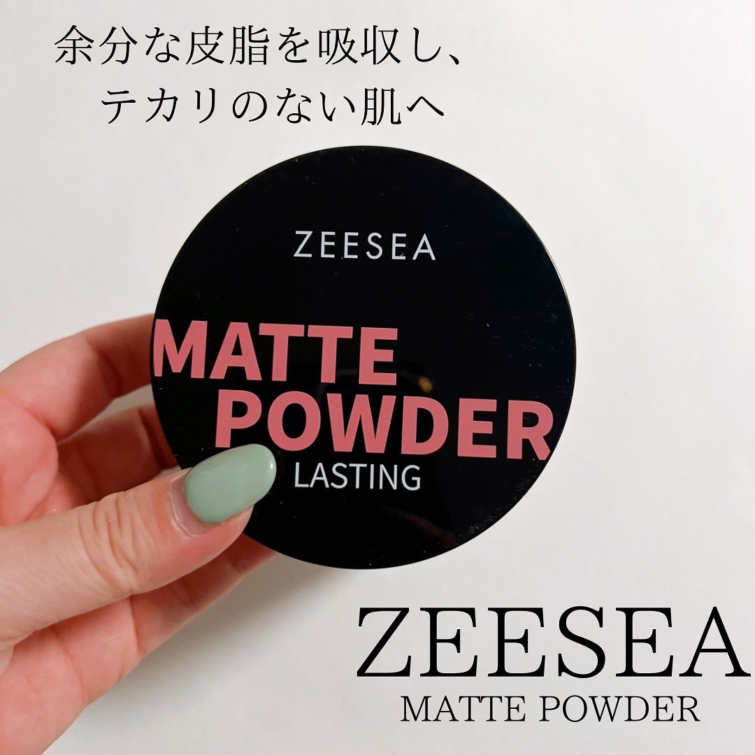 あやこ @フォロバ100 on LIPS 「ZEESEAマットルースパウダー最近のお気に入り𓂃𓈒𓏸毛穴の凹..」(1枚目)