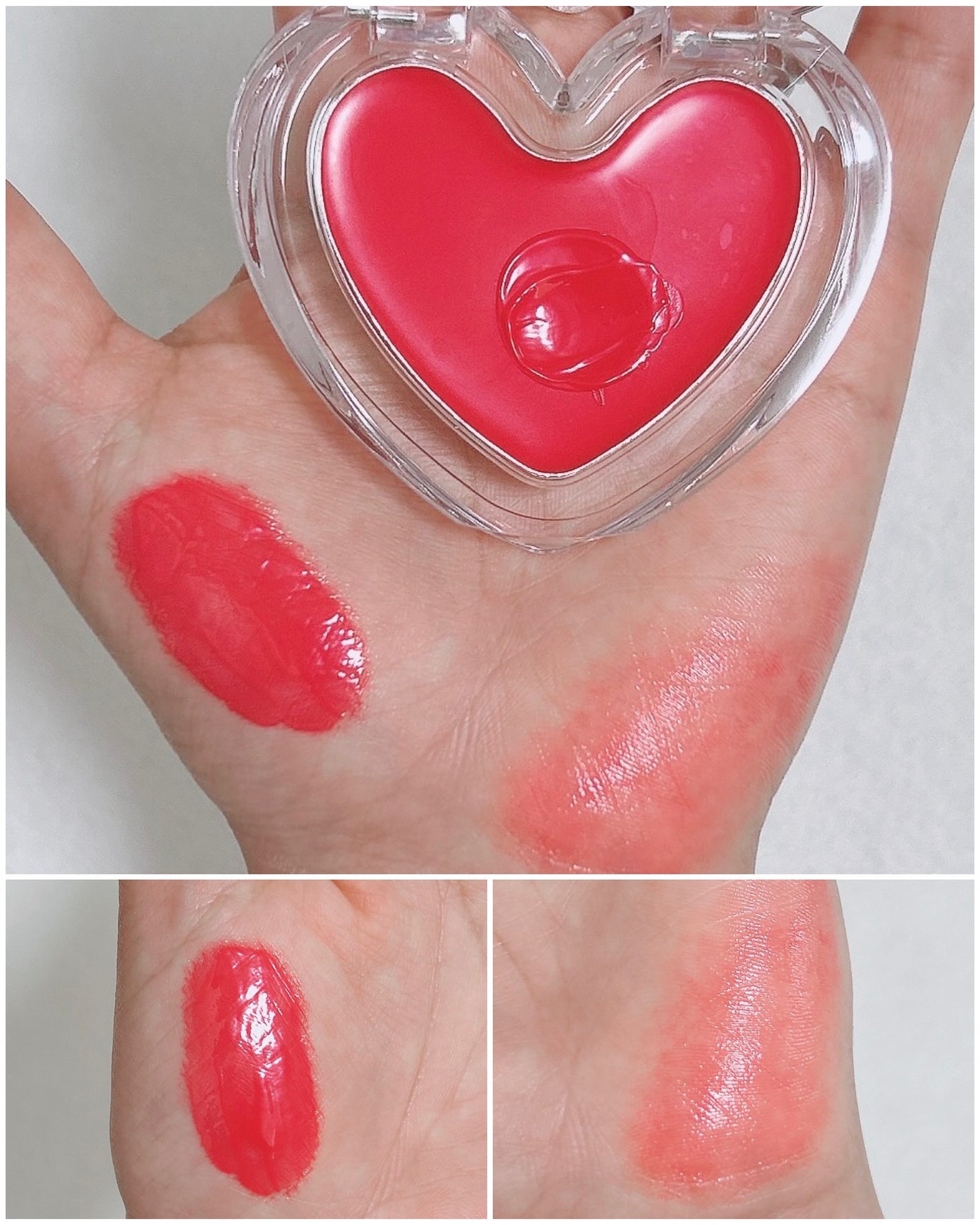 ハートキーリング リップ&チーク/keybo/口紅を使ったクチコミ(4枚目)