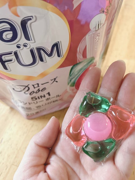 アモーレ ランドリーボール/arFUM/洗濯洗剤を使ったクチコミ(5枚目)