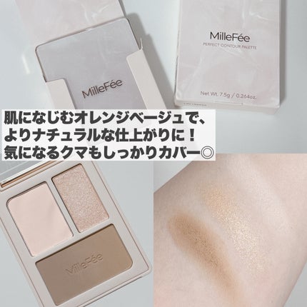チート顔コントゥアパレット/MilleFée/パウダーハイライトを使ったクチコミ(7枚目)