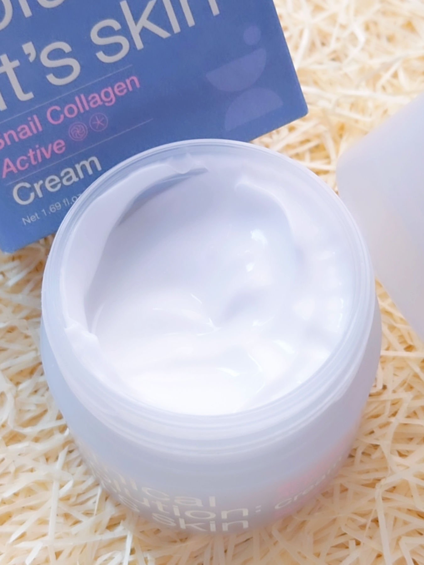 スネイルコラーゲンアクティブクリーム/It's skin/フェイスクリームを使ったクチコミ（3枚目）