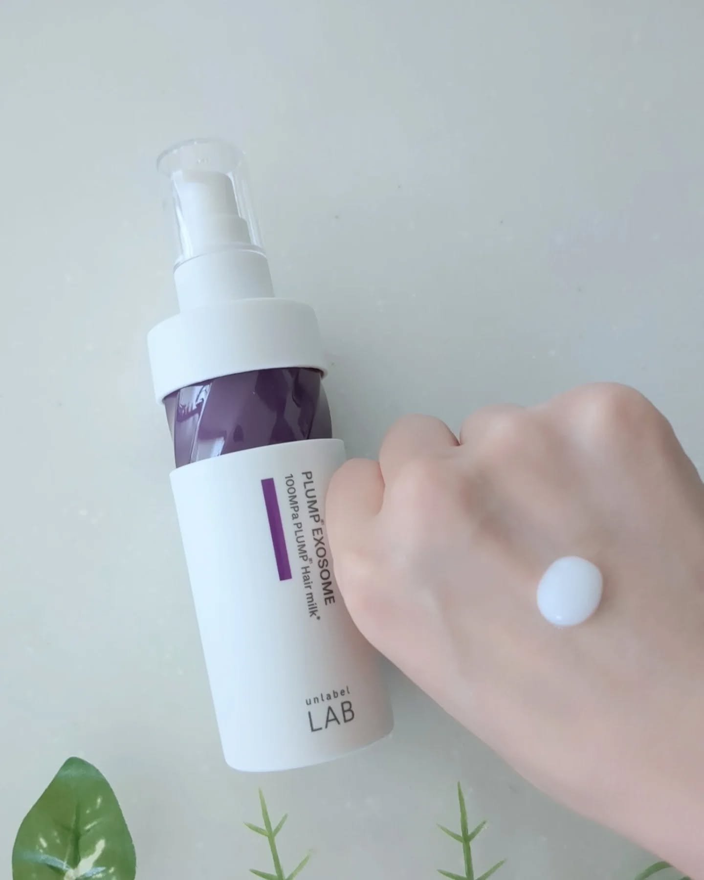 アンレーベル　ラボ　EX　バウンス　ヘアオイル/unlabel/ヘアオイルを使ったクチコミ（3枚目）