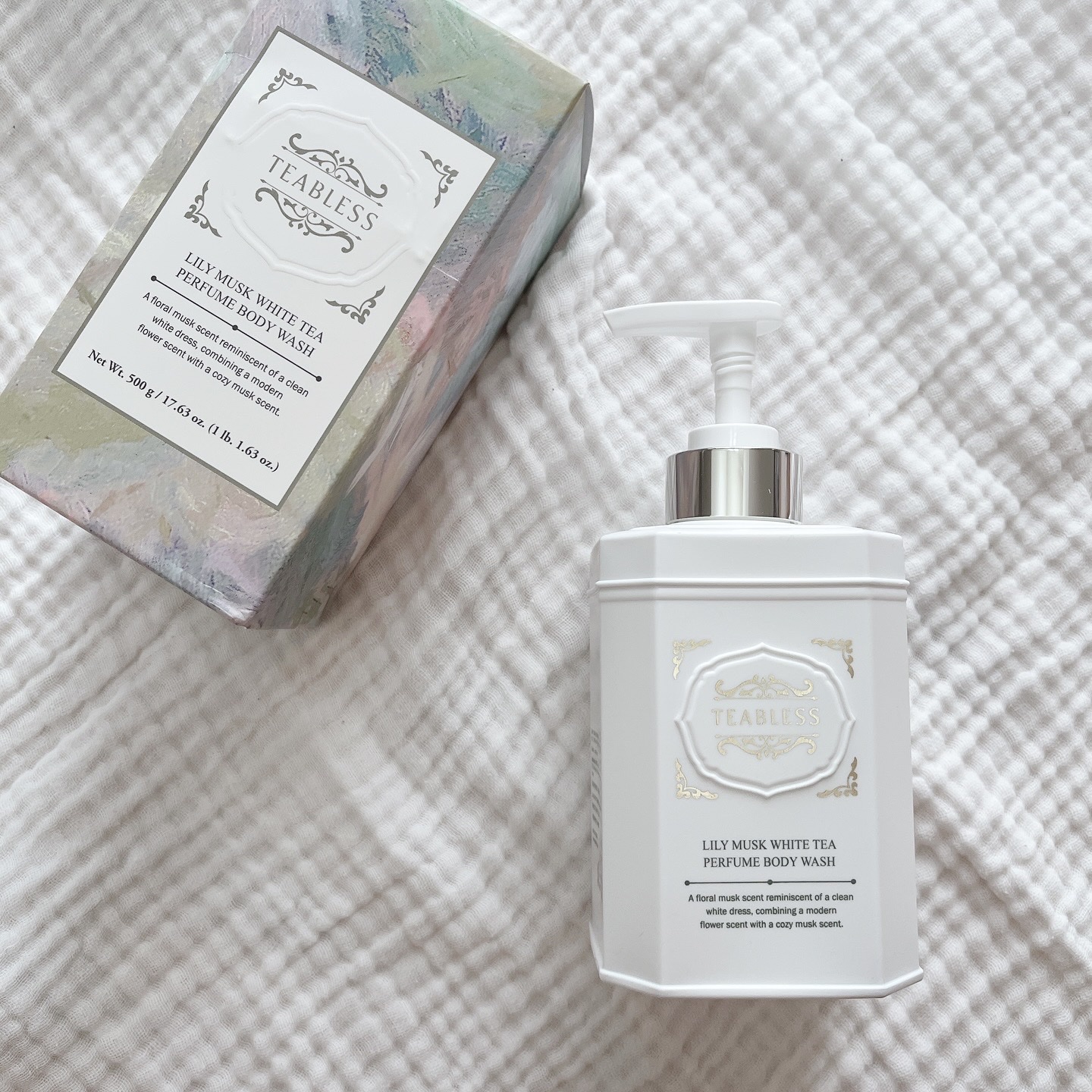 パフュームボディウォッシュ リリームスクホワイトティー/TEABLESS/ボディソープを使ったクチコミ（1枚目）