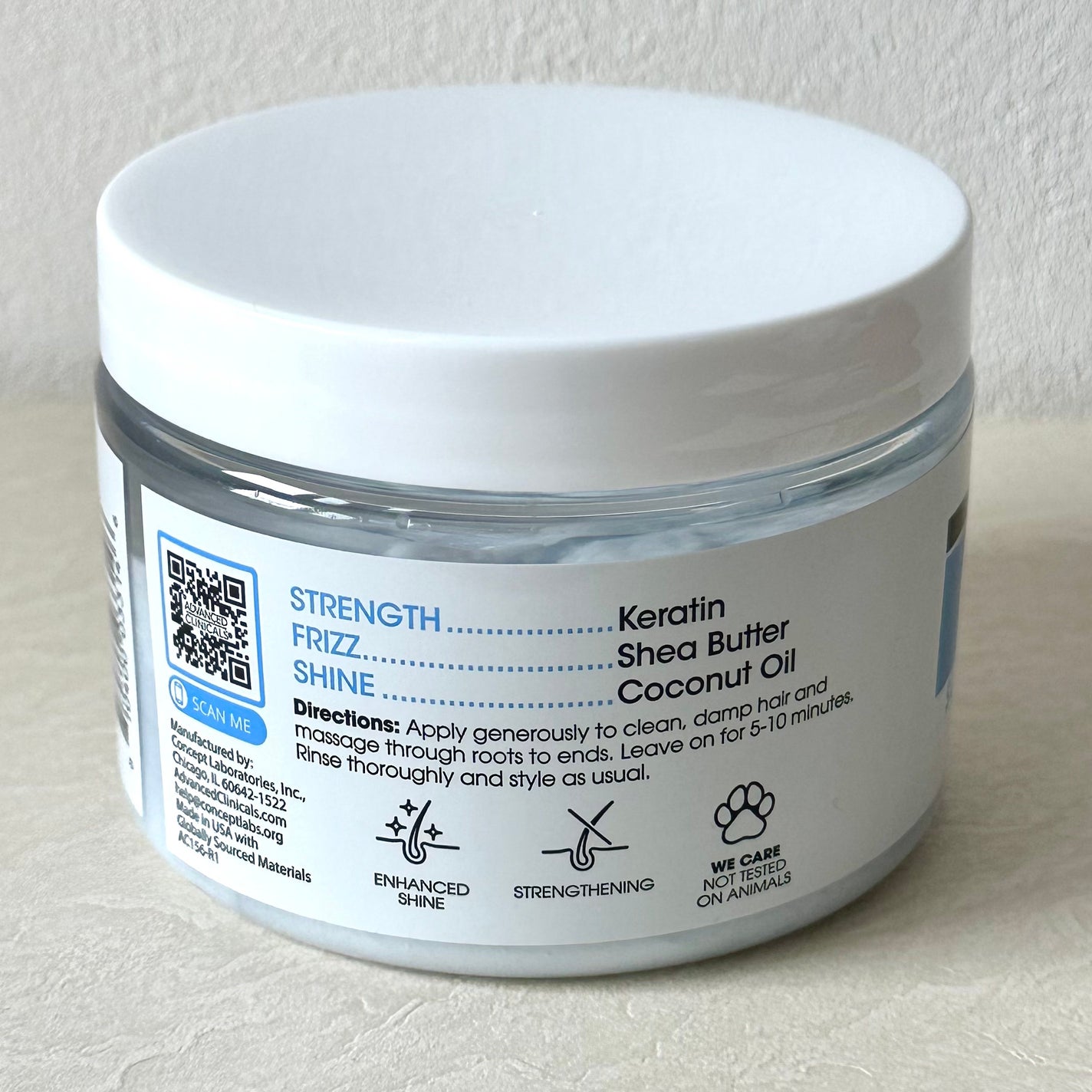 ケラチン スリーク+スムースヘアマスク/ADVANCED CLINICALS/ヘアマスク・ヘアパックを使ったクチコミ(2枚目)