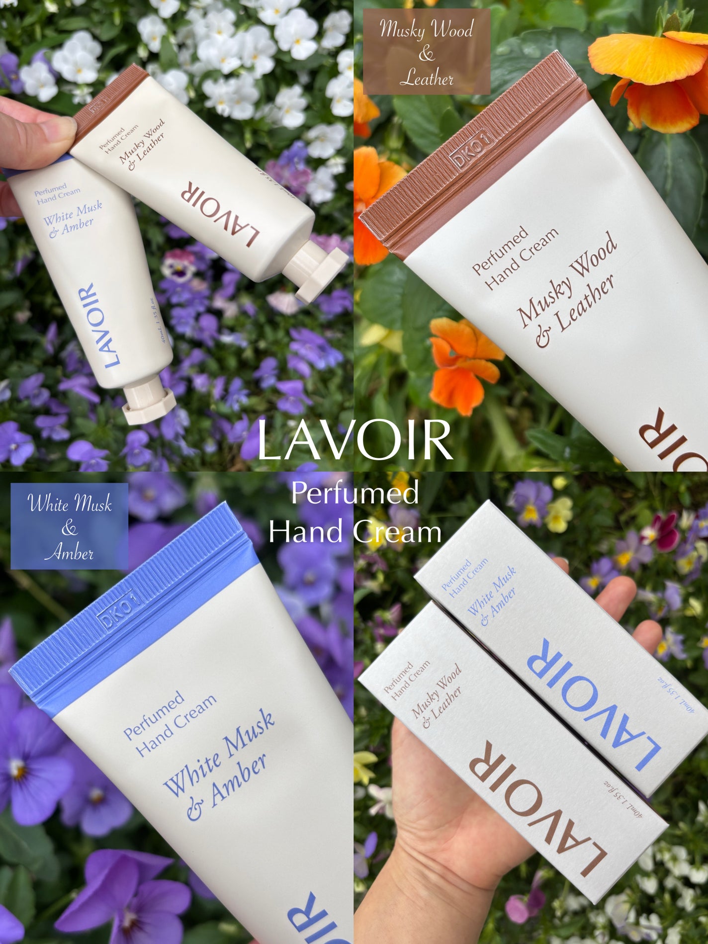 パフュームハンドクリーム ホワイトムスク&アンバー/LAVOIR/ハンドクリームを使ったクチコミ(2枚目)