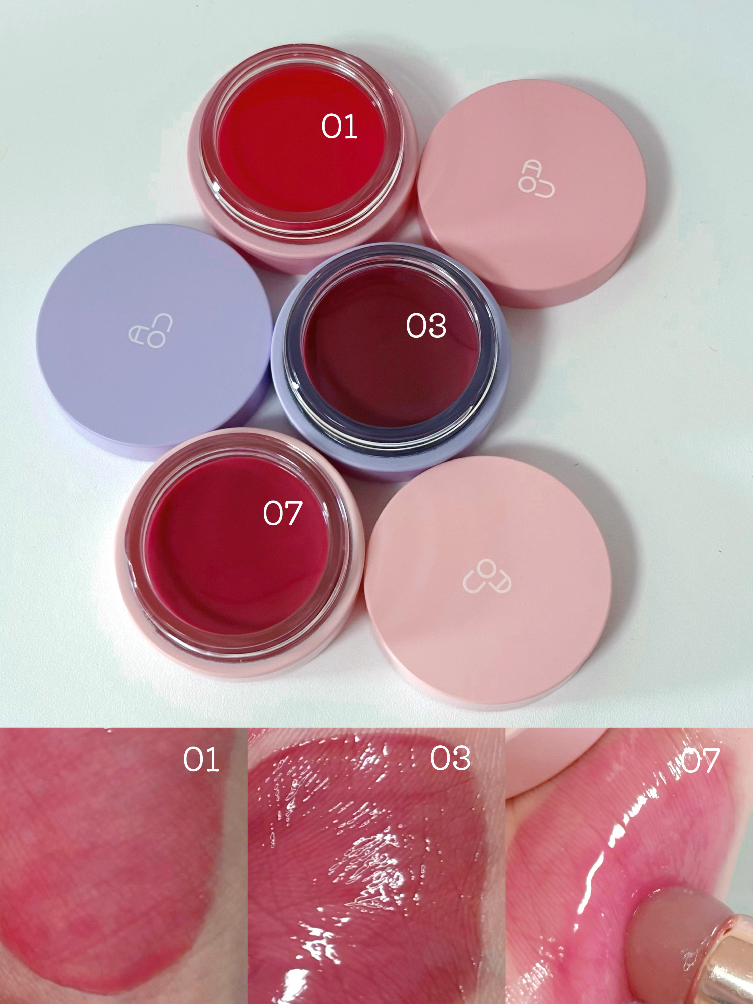 GLOWY TINT BALM/AOU/リップグロスを使ったクチコミ（2枚目）