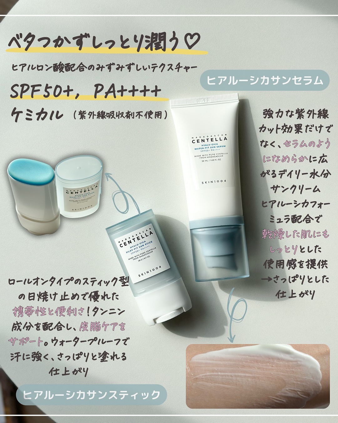 センテラ エアフィット サンクリーム プラス /SKIN1004/日焼け止めクリームを使ったクチコミ（3枚目）