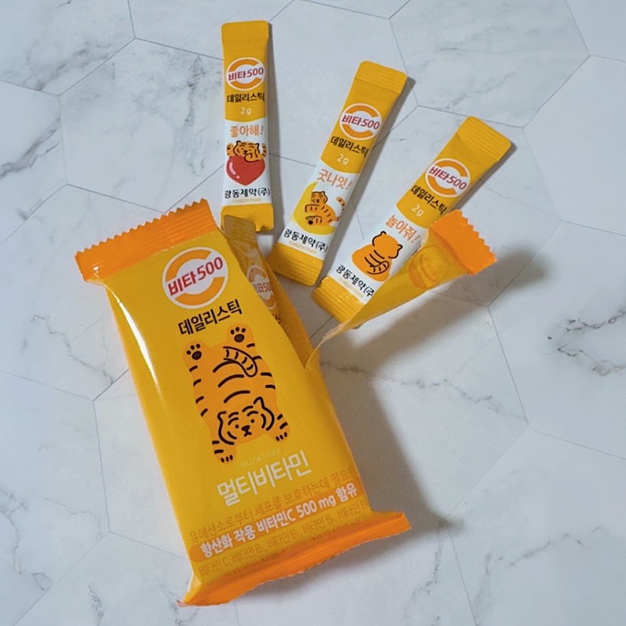 Kwangdong ビタ500デイリースティック/Kwangdong/美容サプリメントを使ったクチコミ（3枚目）