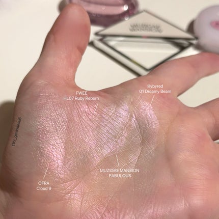 OFRA mini Highlighter/Ofra Cosmetics/パウダーハイライトを使ったクチコミ(7枚目)