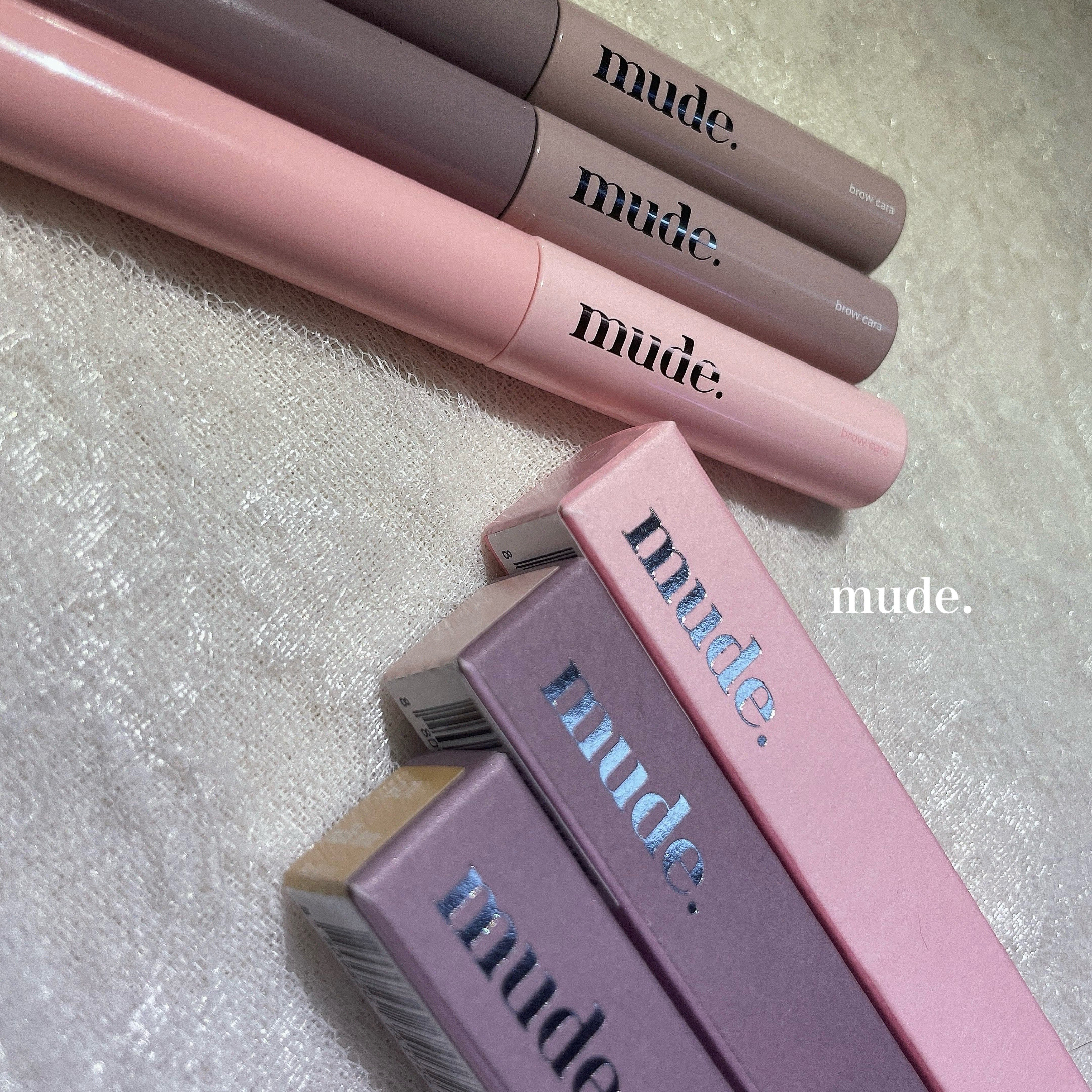 インスパイアスキニーブロウカラ/mude./眉マスカラを使ったクチコミ（1枚目）