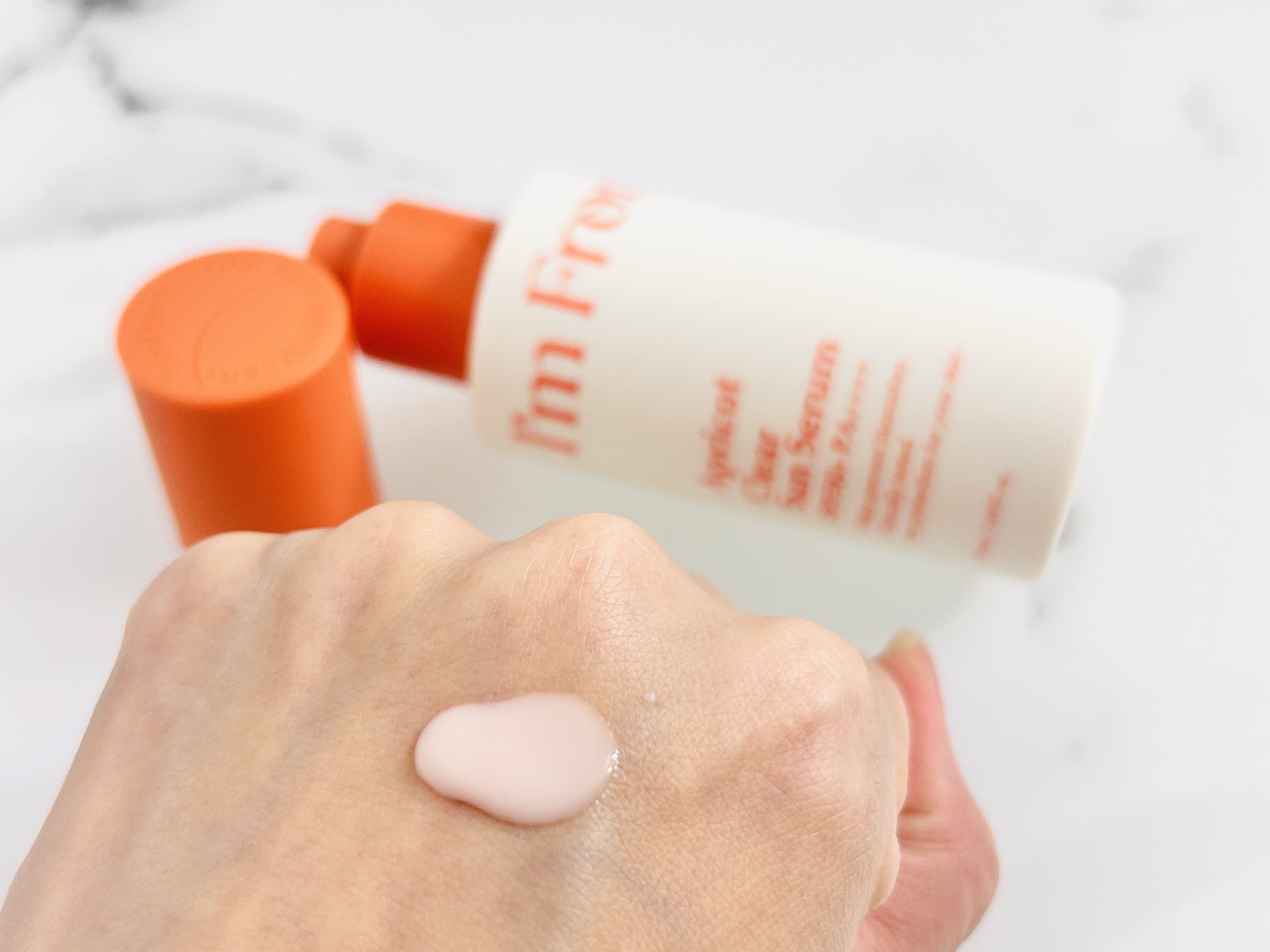 アプリコットクリアサンセラム/I'm from/日焼け止めローションを使ったクチコミ（2枚目）