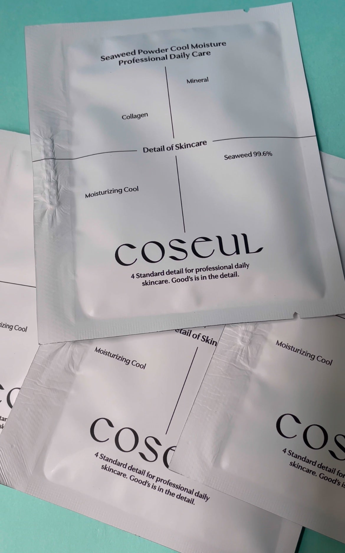 パウダークールモイスチャーパック 海藻モデリングパック/COSEUL/シートマスク・パックを使ったクチコミ(2枚目)