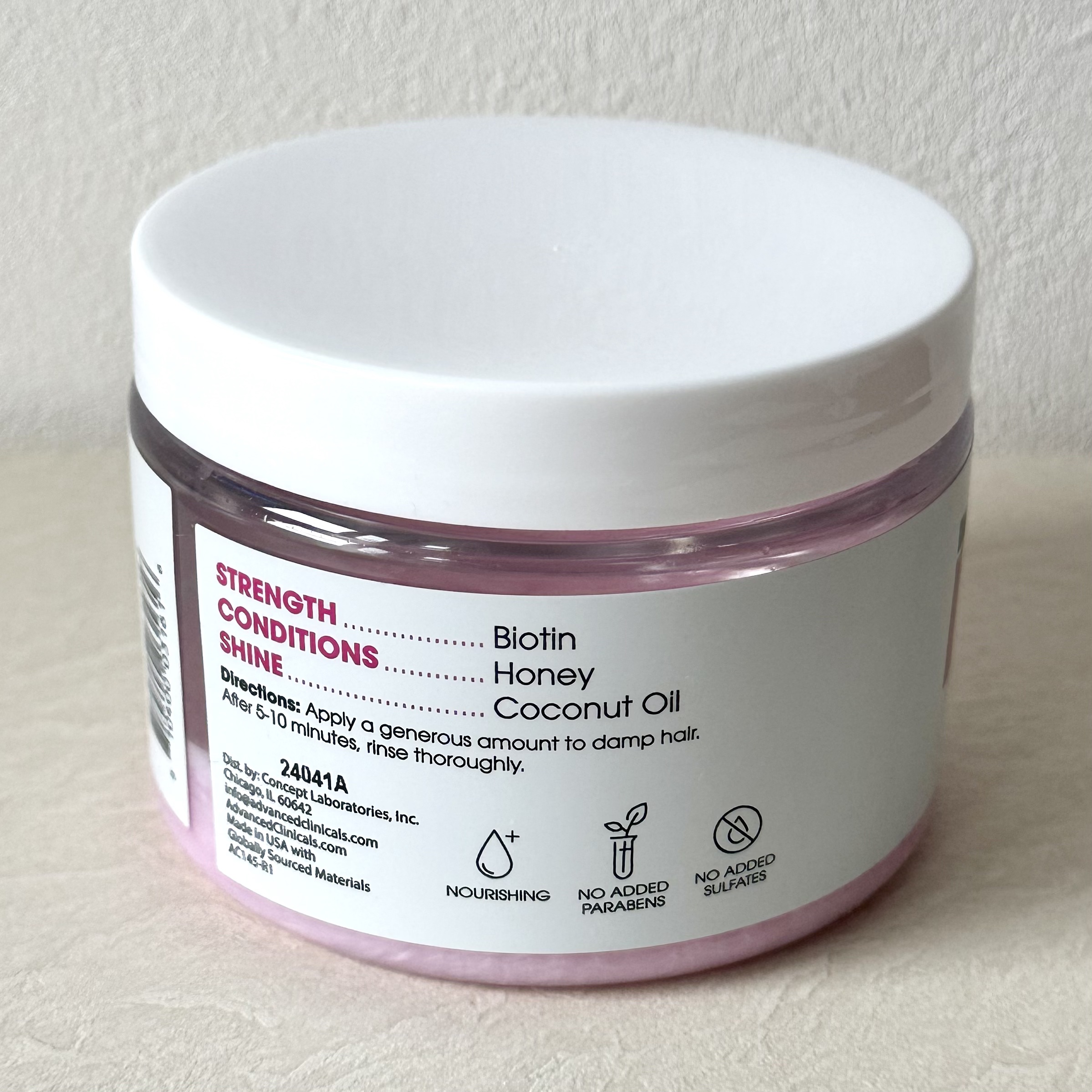 BIOTIN anti-breakage hair mask/ADVANCED CLINICALS/洗い流すヘアトリートメントを使ったクチコミ（2枚目）