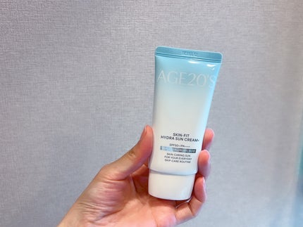 スキンフィット水分UVクリームプラス/AGE20’s/日焼け止めクリームを使ったクチコミ(2枚目)