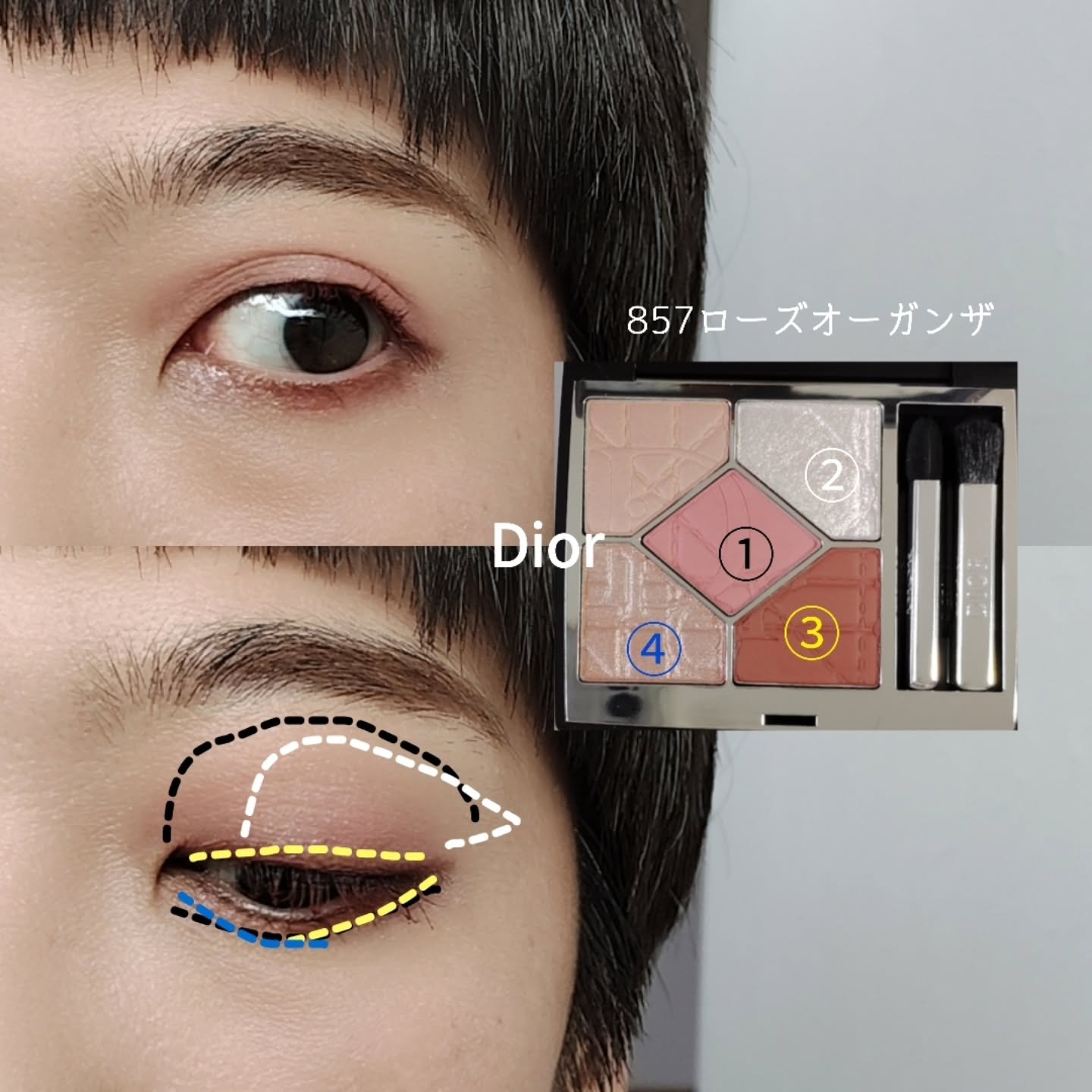 ディオールショウ サンク クルール（限定品）｜Diorを使った一重