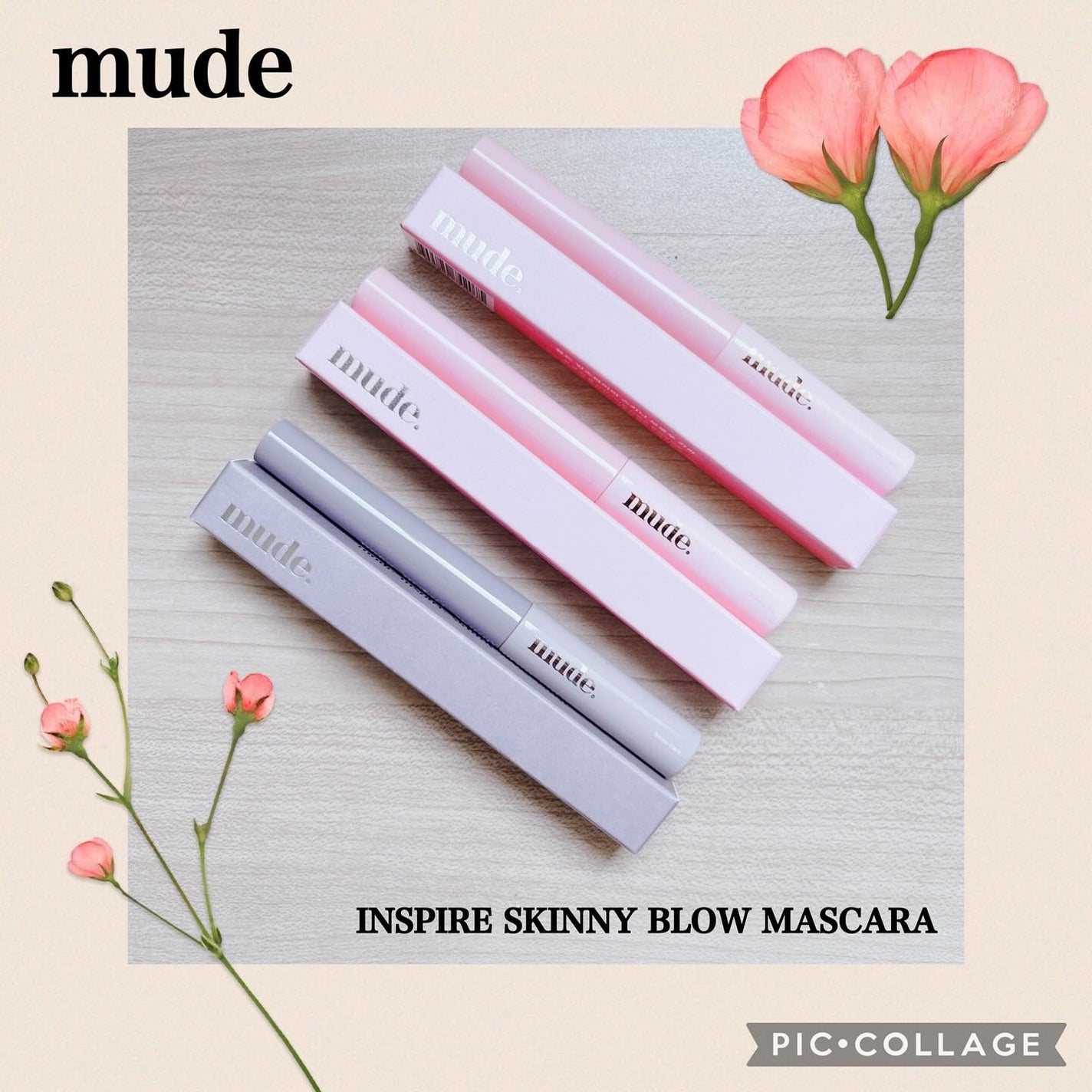 インスパイアスキニーブロウカラ/mude/眉マスカラを使ったクチコミ(1枚目)