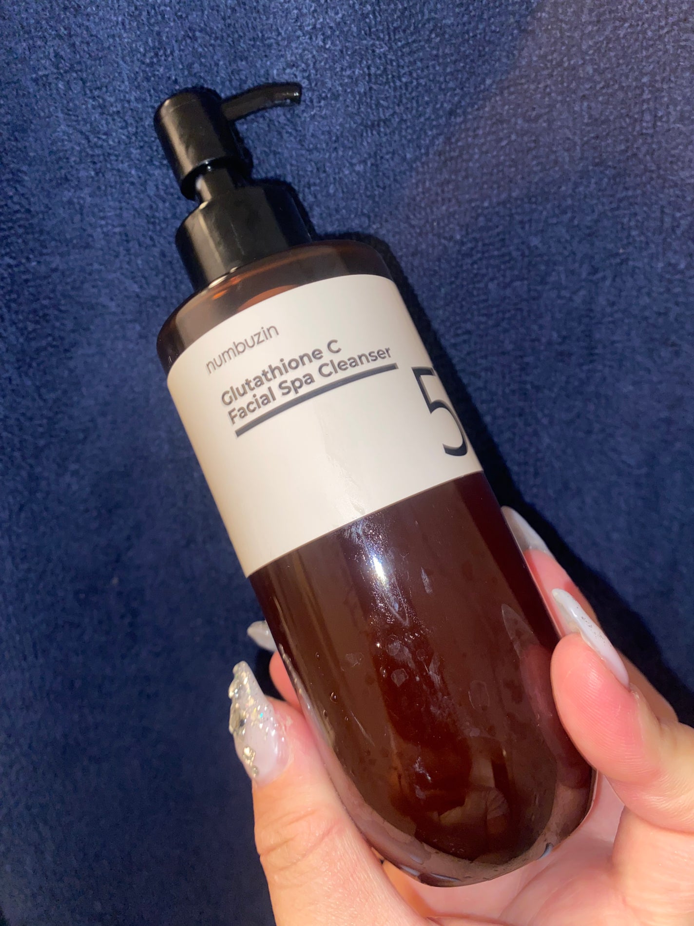 5番 白玉グルタチオンCアロママッサージクレンジング/numbuzin/オイルクレンジングを使ったクチコミ(1枚目)