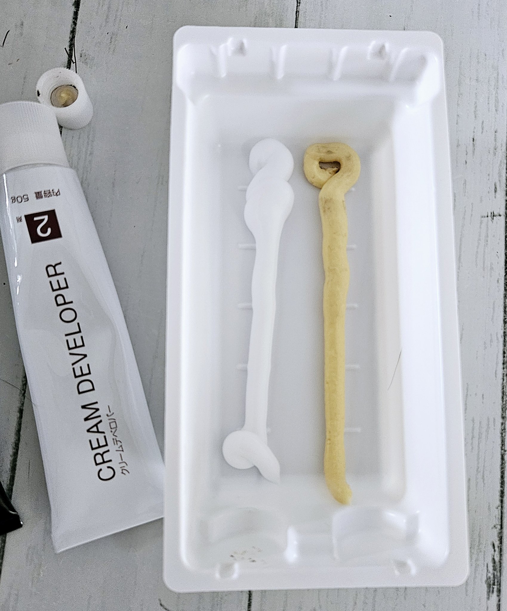 クレイクリーム/サイオス/ヘアカラーを使ったクチコミ（2枚目）