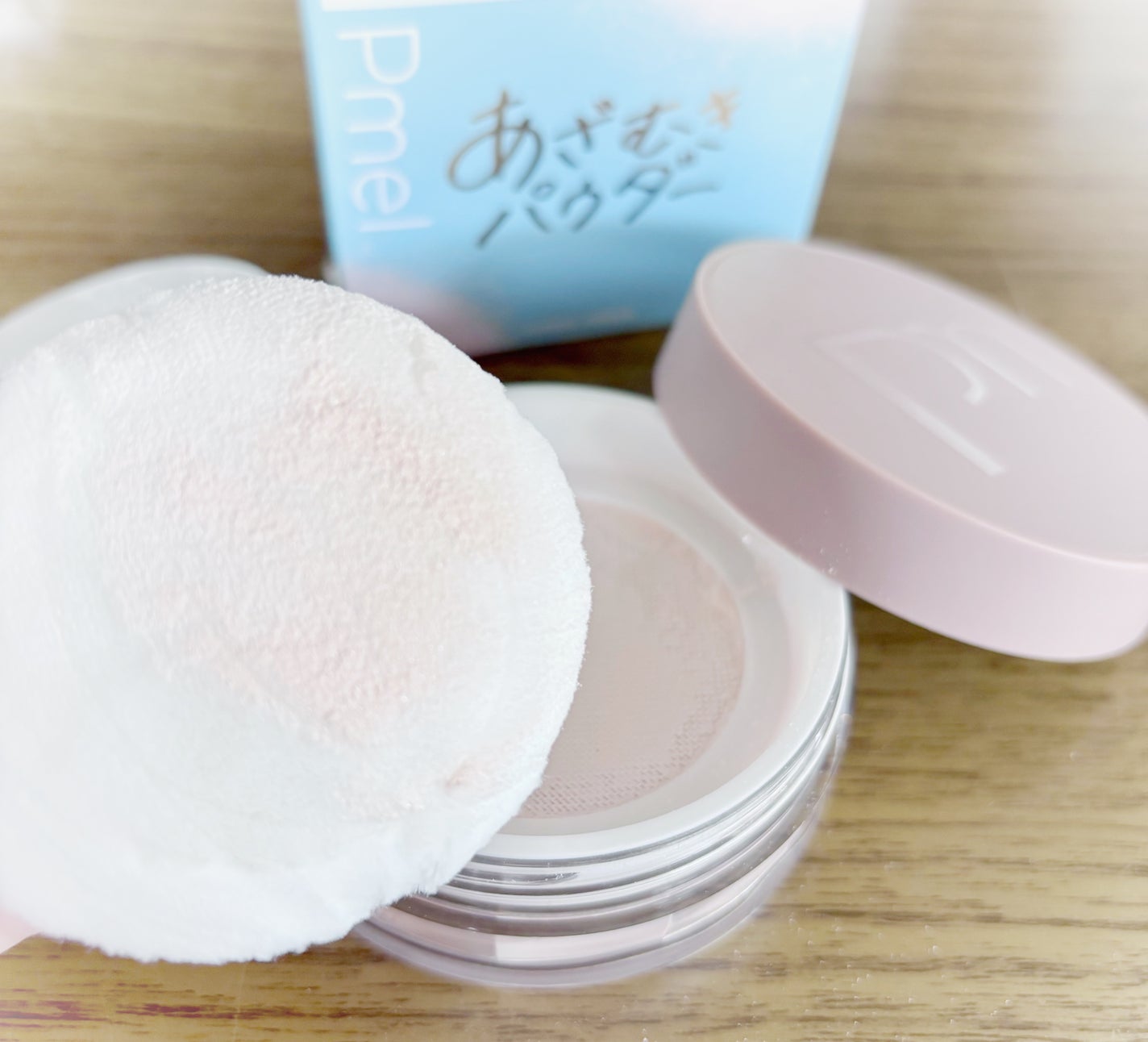 ピメル あざむきパウダー ルーセントピンク/pdc/フェイスパウダーを使ったクチコミ(2枚目)