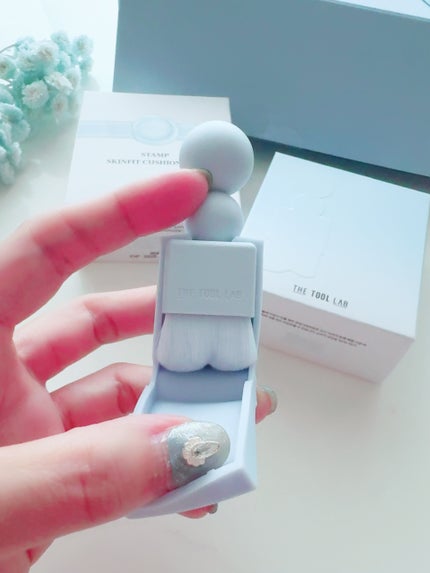 スタンプスキンフィットクッショングロウ/THE TOOL LAB/クッションファンデーションを使ったクチコミ(7枚目)