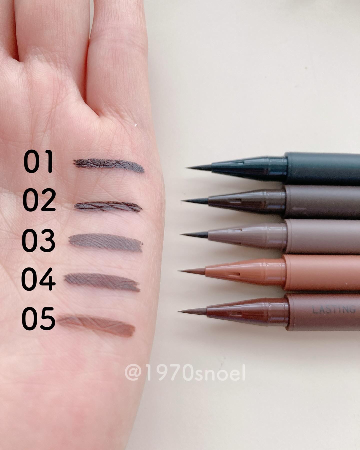 エテュセ ラスティング リキッドライナー 04 ビターブラウン/ettusais/リキッドアイライナーを使ったクチコミ（3枚目）