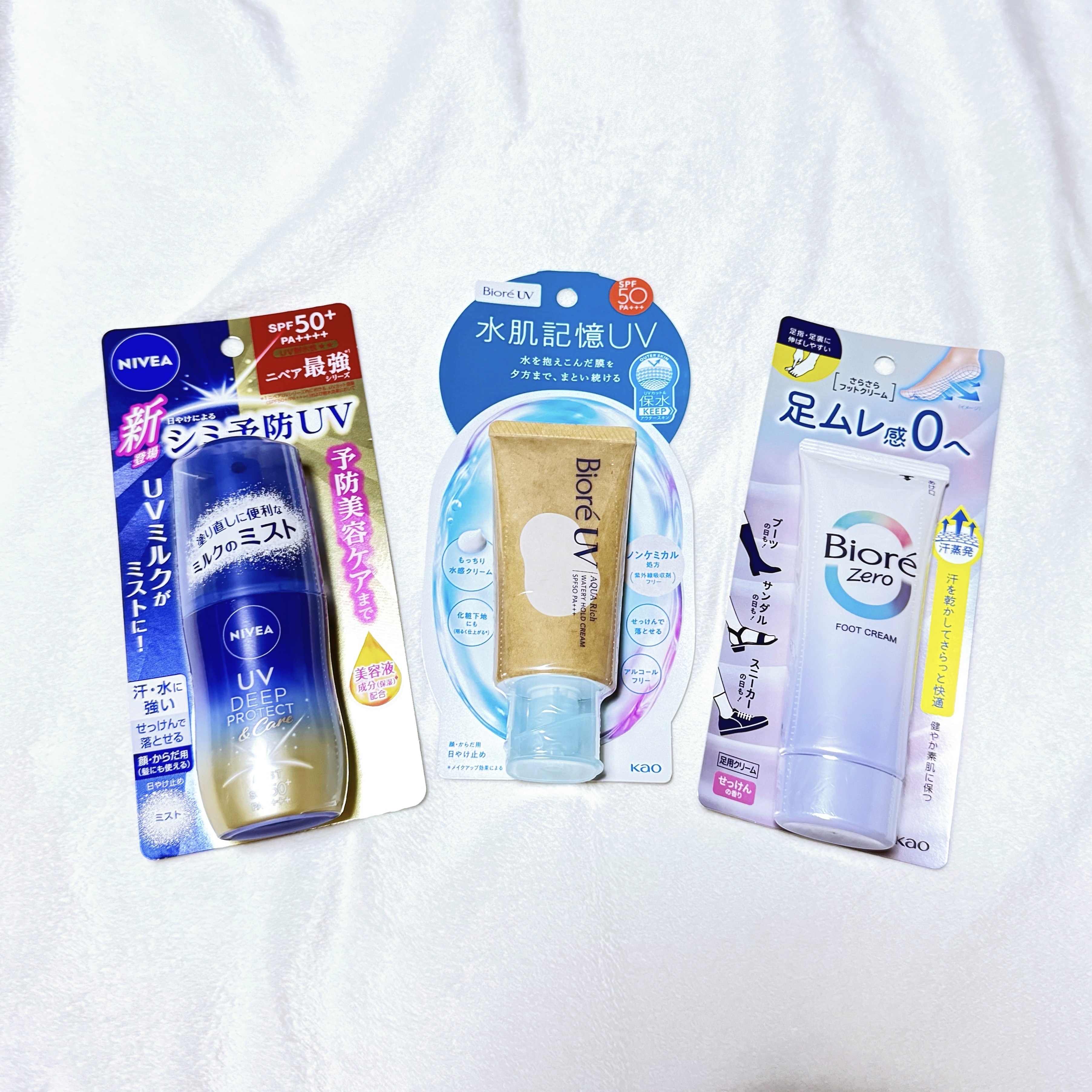 ビオレZero さらさらフットクリーム せっけんの香り/ビオレ/レッグ・フットケアを使ったクチコミ（1枚目）