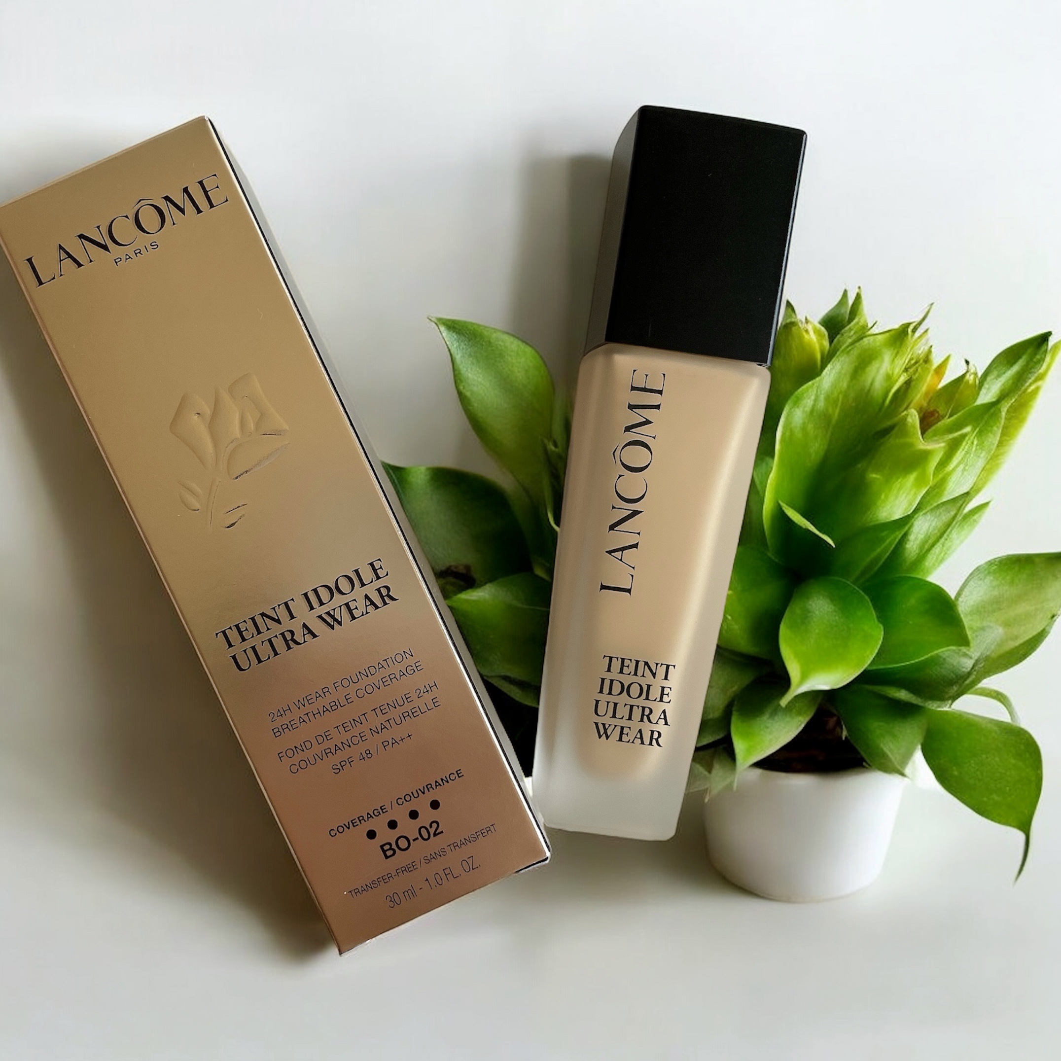 タンイドル ウルトラ ウェア リキッド N/LANCOME/リキッドファンデーションを使ったクチコミ（1枚目）