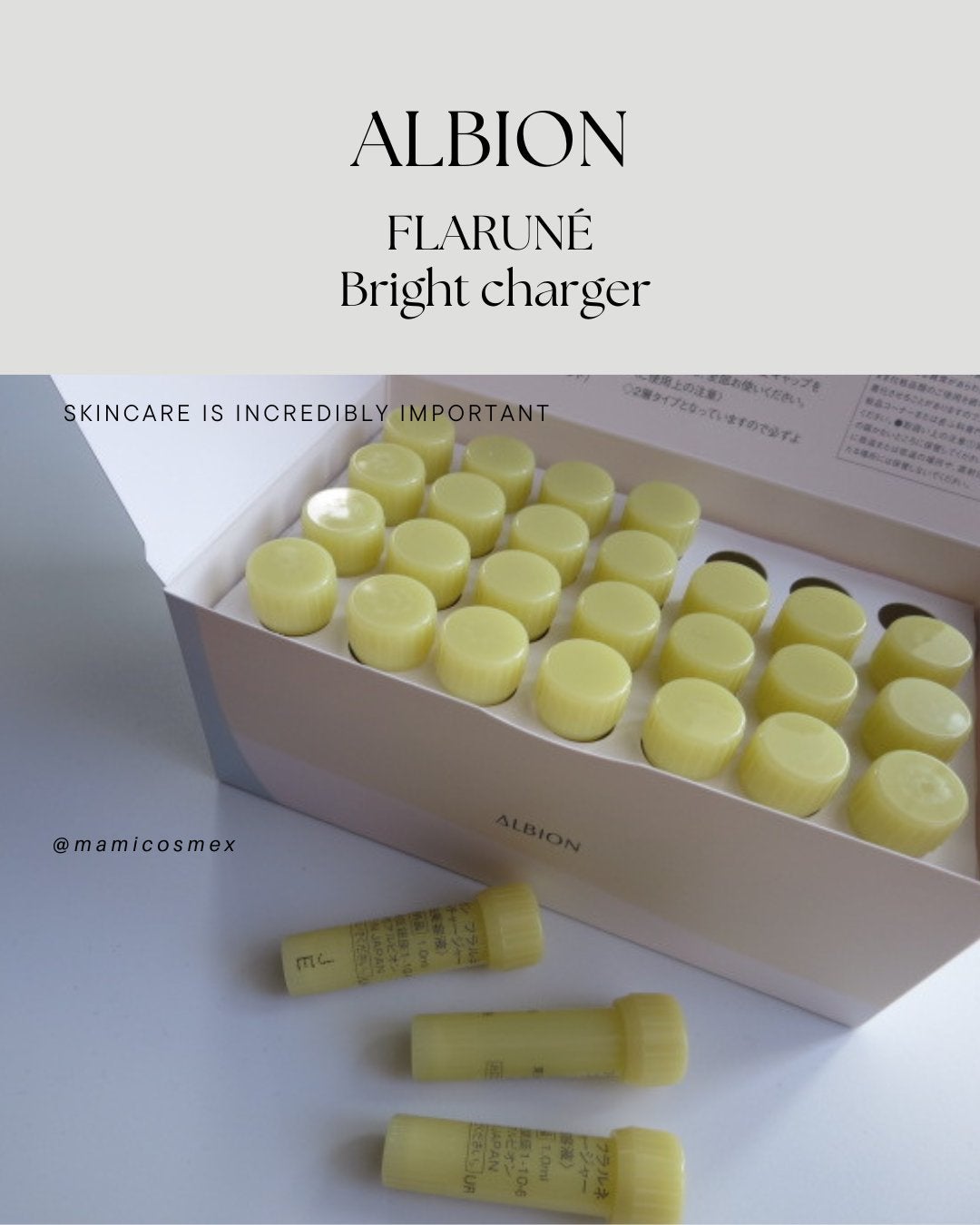 フラルネ ブライトチャージャー/ALBION/美容液を使ったクチコミ(1枚目)
