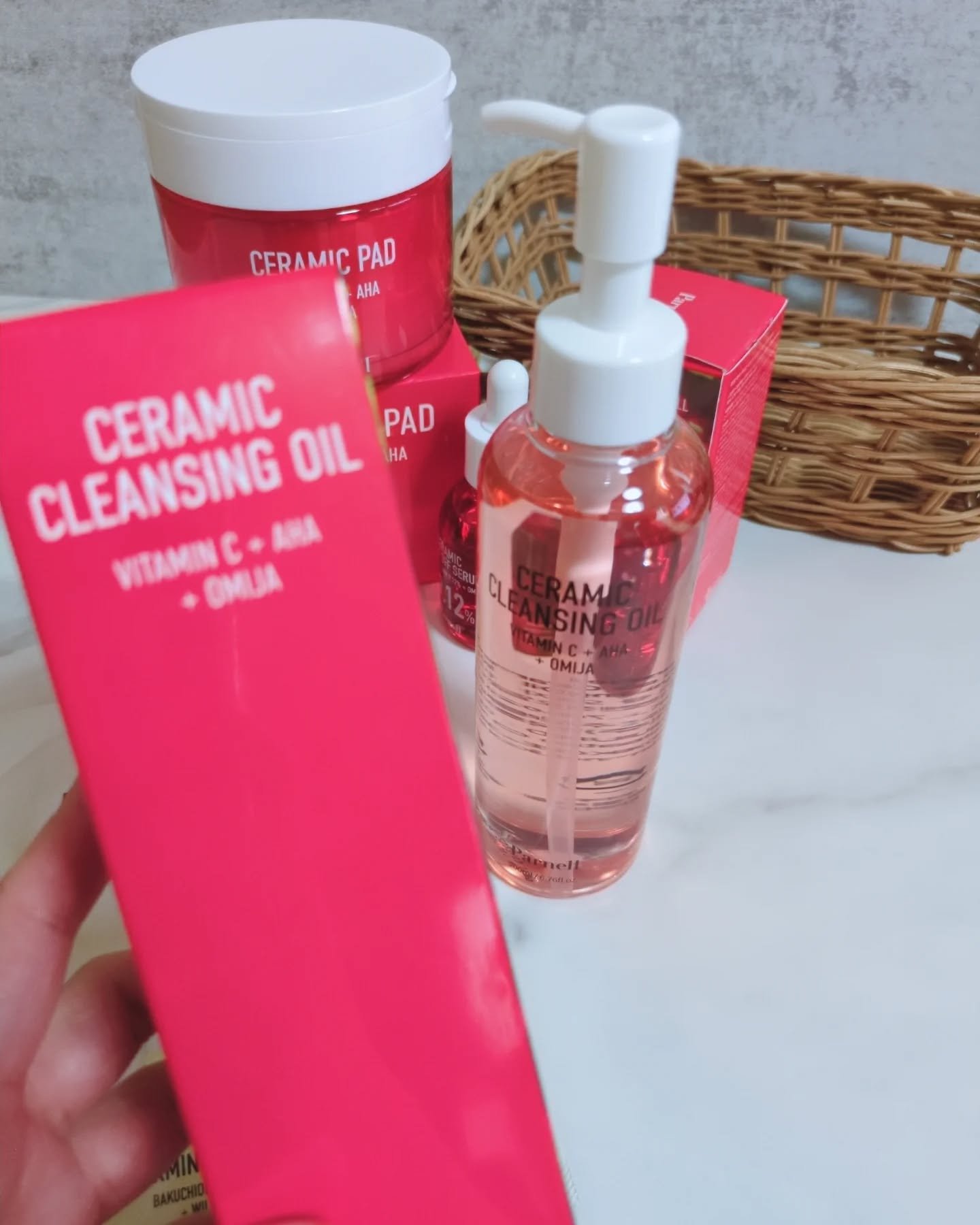 AHA オミジャ 陶器肌 パッド/parnell/トナーパッドを使ったクチコミ（2枚目）