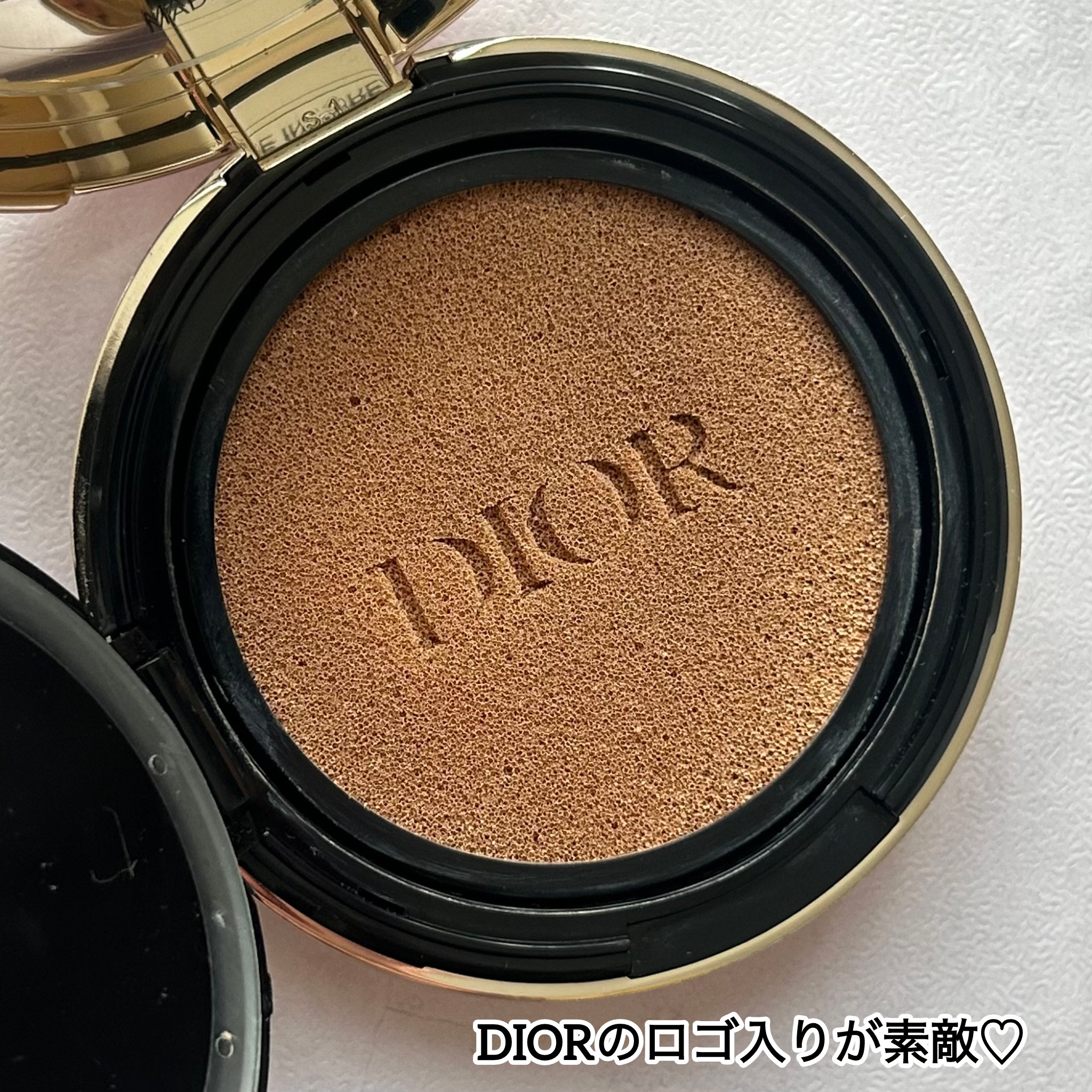 ディオールスキン フォーエヴァー グロウ クッション 1N ニュートラル/Dior/クッションファンデーションを使ったクチコミ（2枚目）