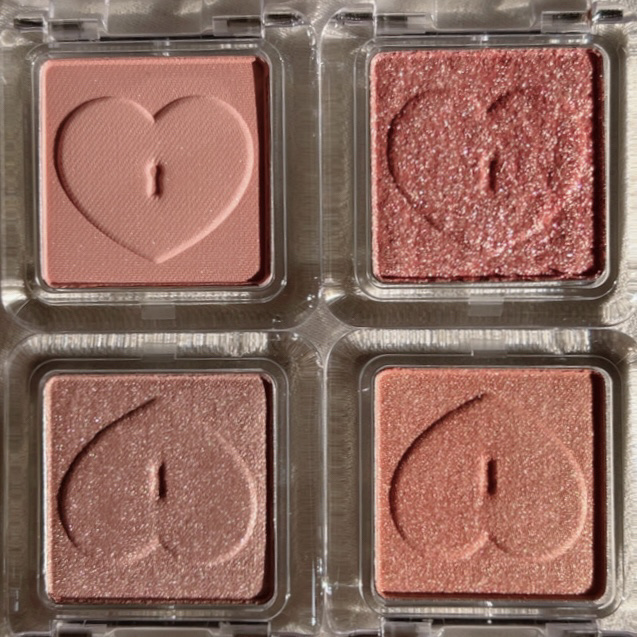 ハート ポケット シングル/PERIPERA/単色アイシャドウを使ったクチコミ（3枚目）