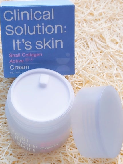 スネイルコラーゲンアクティブクリーム/It's skin/フェイスクリームを使ったクチコミ(2枚目)