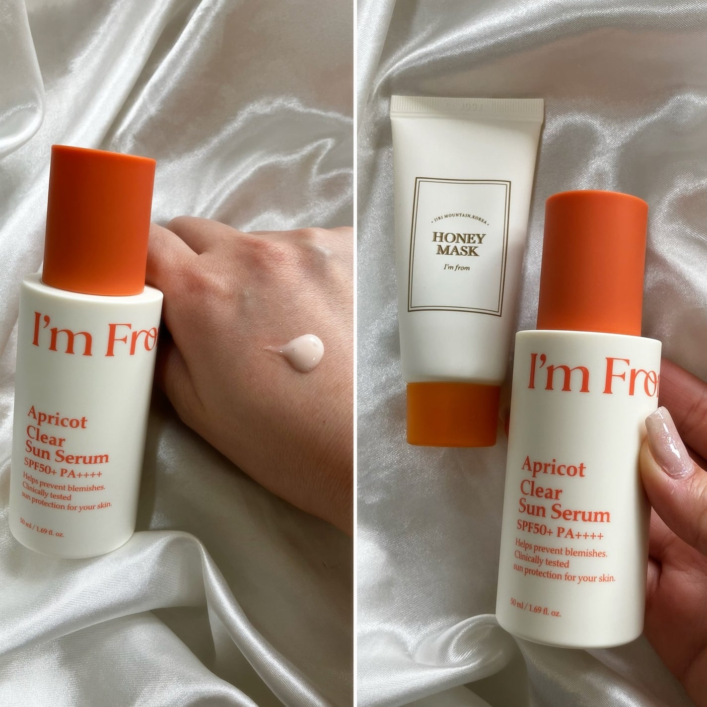 アプリコットクリアサンセラム/I'm from/日焼け止めローションを使ったクチコミ(3枚目)