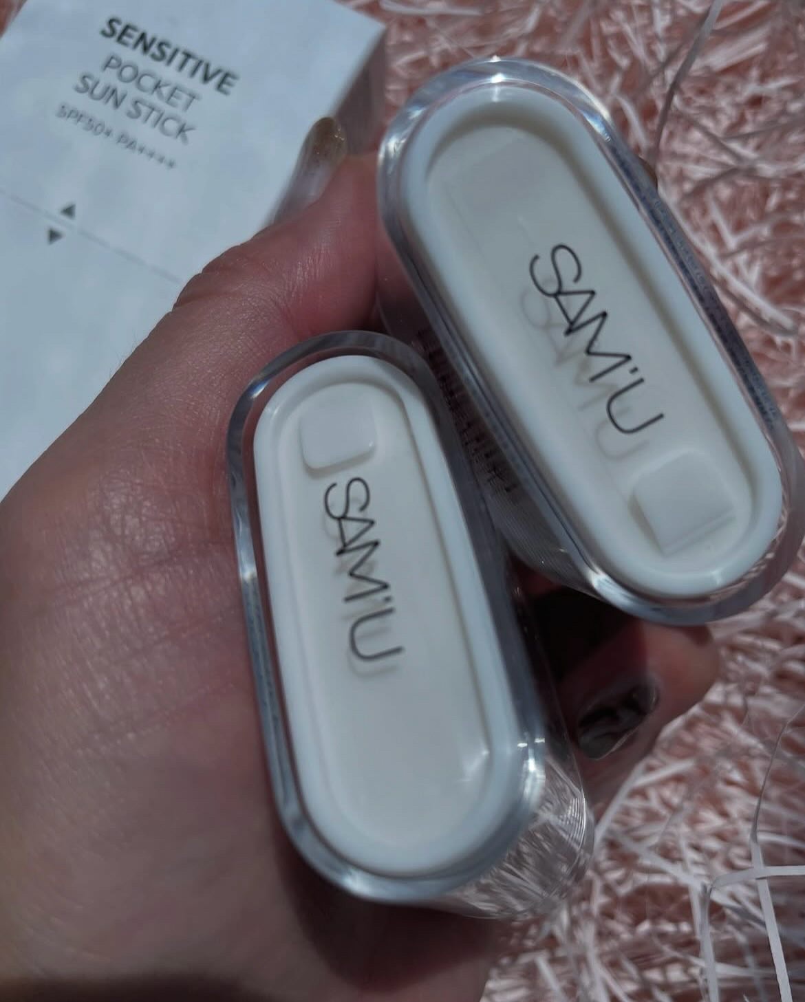 センシティブポケットサンスティック/SAM'U/日焼け止めスティックを使ったクチコミ（2枚目）