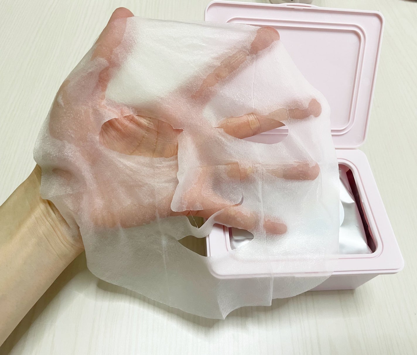 クリアターン まいにちごめんね素肌マスク/クリアターン/シートマスク・パックを使ったクチコミ(2枚目)