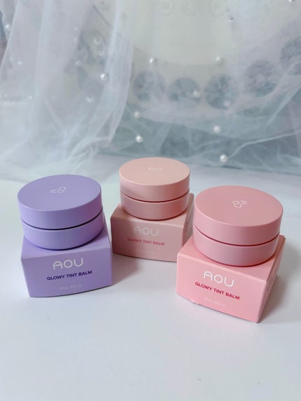 GLOWY TINT BALM/AOU/リップグロスを使ったクチコミ(4枚目)