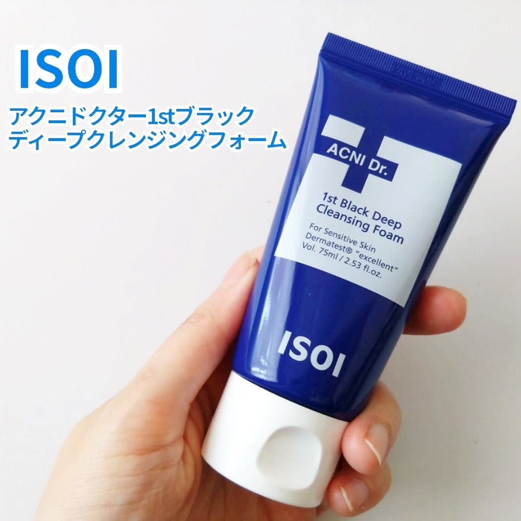 ACNI Dr. 1st Black Deep Clensing Foam/ISOI/洗顔フォームを使ったクチコミ(1枚目)