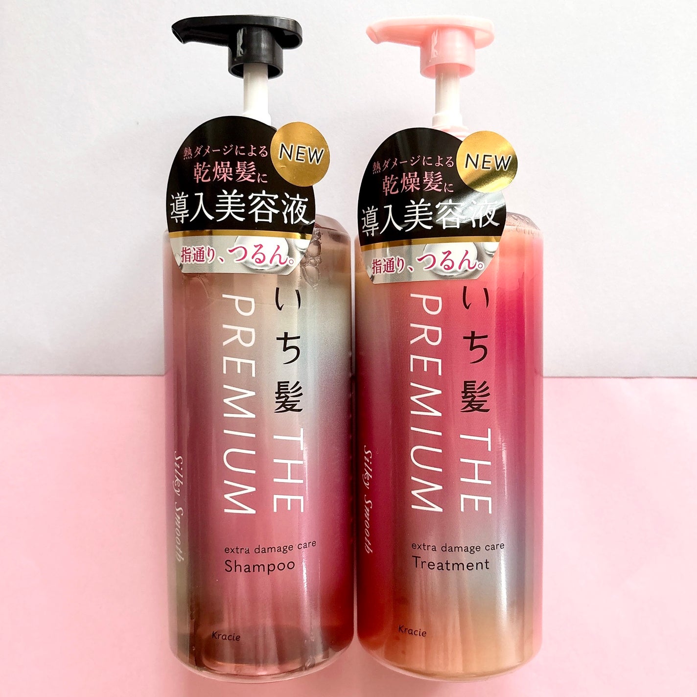 THE PREMIUM エクストラダメージケアシャンプー/トリートメント(シルキースムース)/いち髪/市販シャンプーを使ったクチコミ(5枚目)