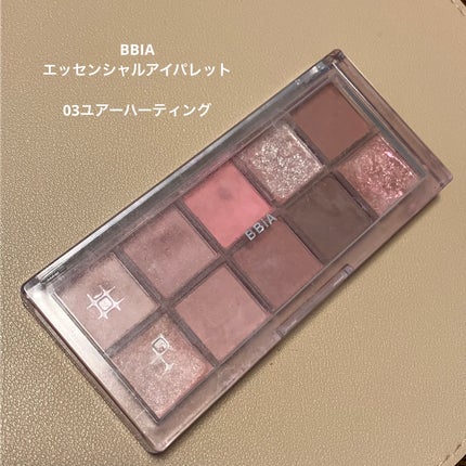 BBIA エッセンシャルアイパレットのクチコミ「BBIA
エッセンシャルアイパレット
03ユアーハーティング
職場で何使ってるの?と聞かれ.....」(2枚目)