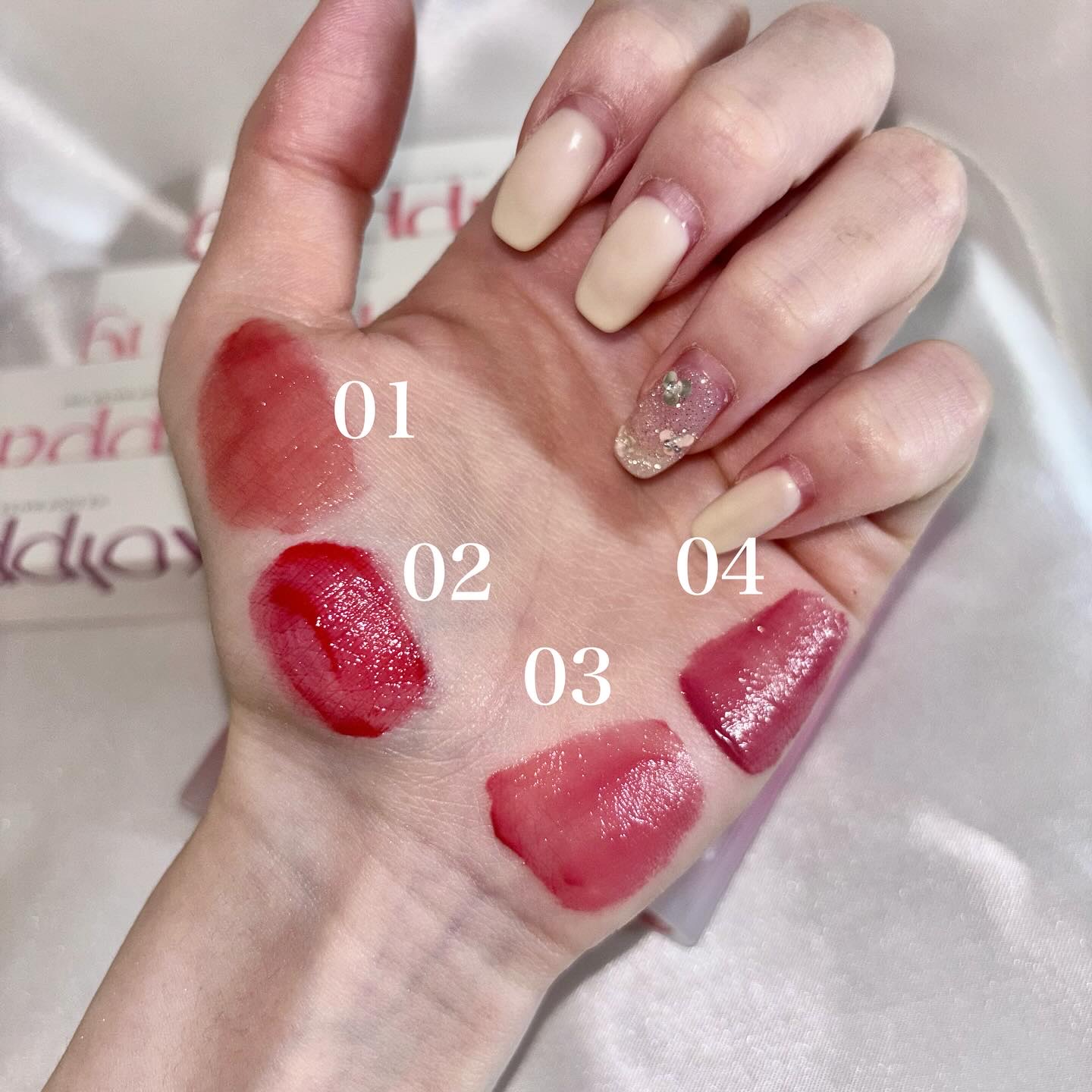 アイスドロップウォーターティント/kkotppang/リップティントを使ったクチコミ（2枚目）