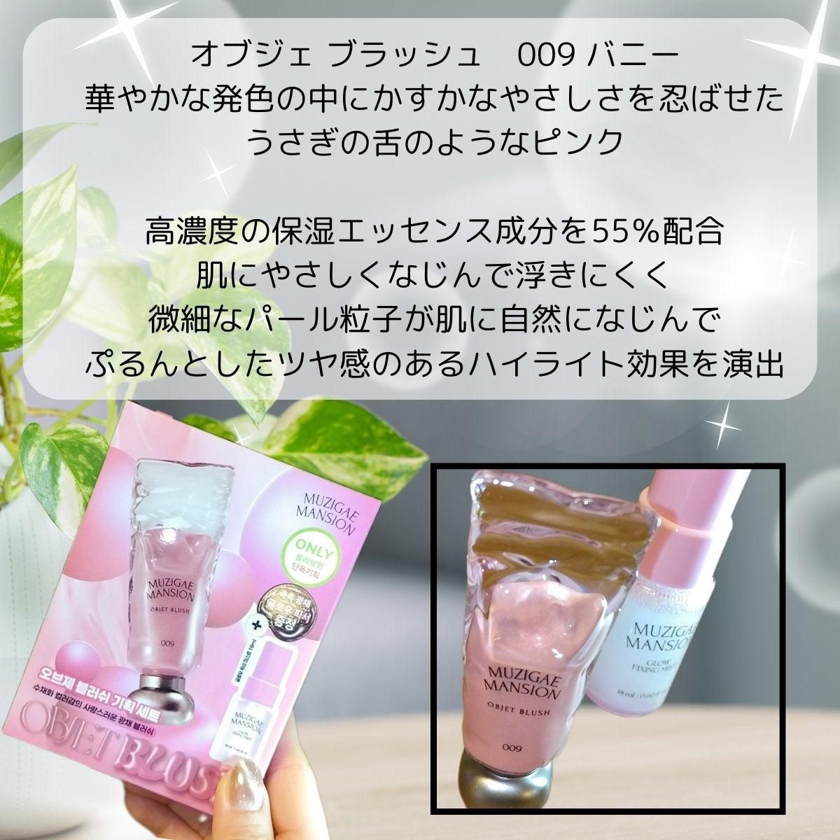 オブジェリキッド/MUZIGAE MANSION/口紅を使ったクチコミ(2枚目)